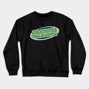 SEATTLE SEAHAWKS LOGO GREEN CIRCLE Crewneck Sweatshirt